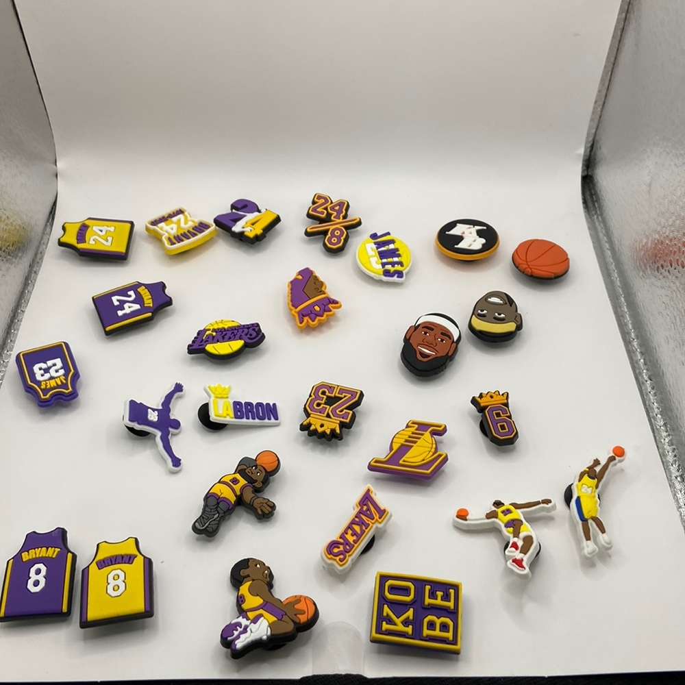 LA Lakers Croc Jibbitz